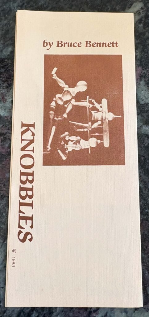 Knobbles brochure by Bruce Bennett 