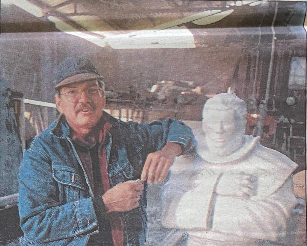 Portrait of Bruce Bennett at Candoro Marble in March 1997