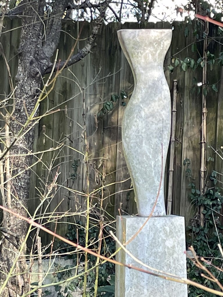 Torso sculpture by Bruce Bennet, Knoxville, TN sculptor.