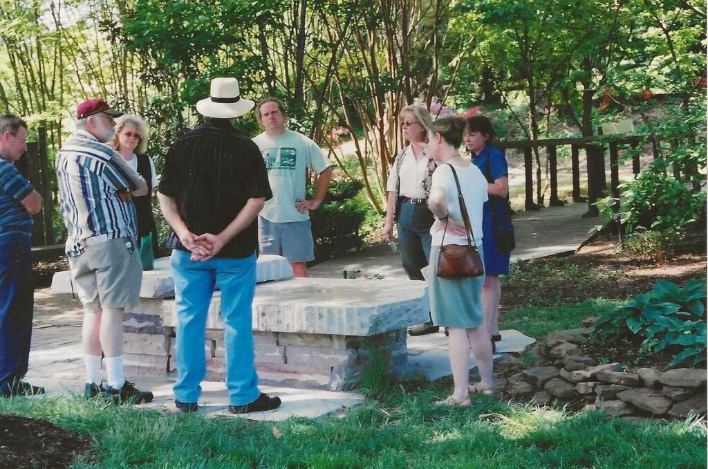 Instillation of the Children's Table by Bruce Bennett at UT Garden's 