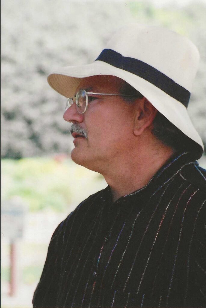 Bruce Bennett at UT Garden's Children's Table Install image