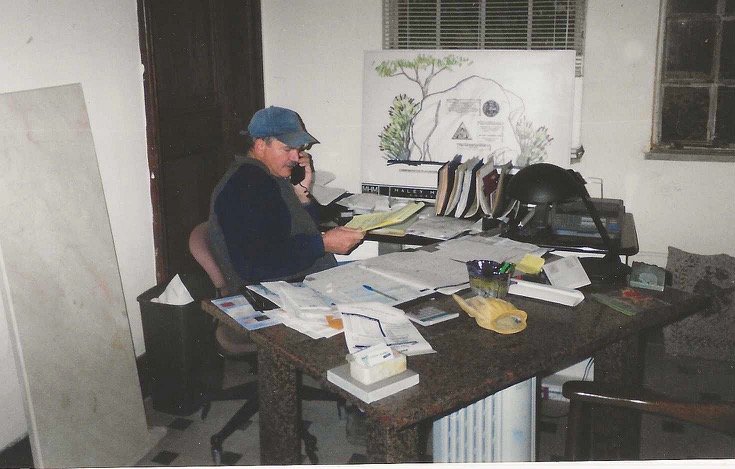 Bruce Bennett at Custom Marble and Design 2004