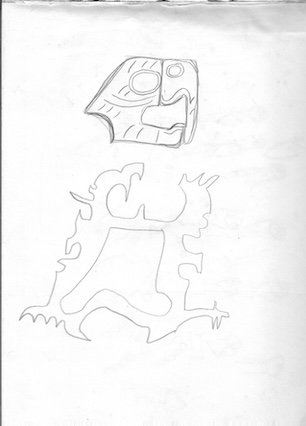 Sketches by Knoxville Sculpture Bruce Bennett